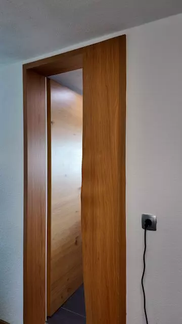 Arbeitsschritte Türrahmen, Raumveredelung, Türfolierung